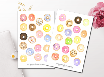 Donuts Sticker Set